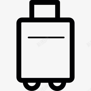行李箱轮子图标图标