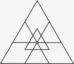 基本形状三角形素材