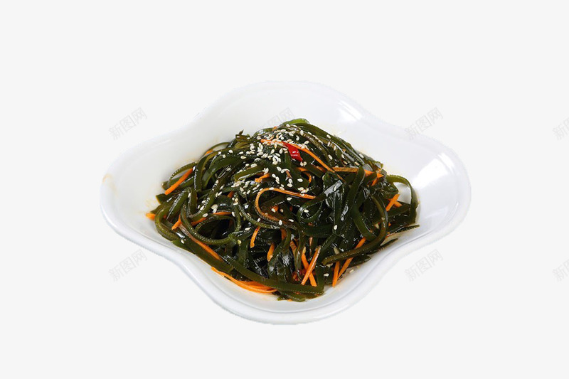 凉拌海带丝png免抠素材_新图网 https://ixintu.com 中式料理 凉拌 小菜 海带丝