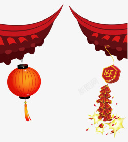 中国风喜庆节日红色装饰图案素材