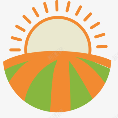 田地中式餐饮logo矢量图图标图标