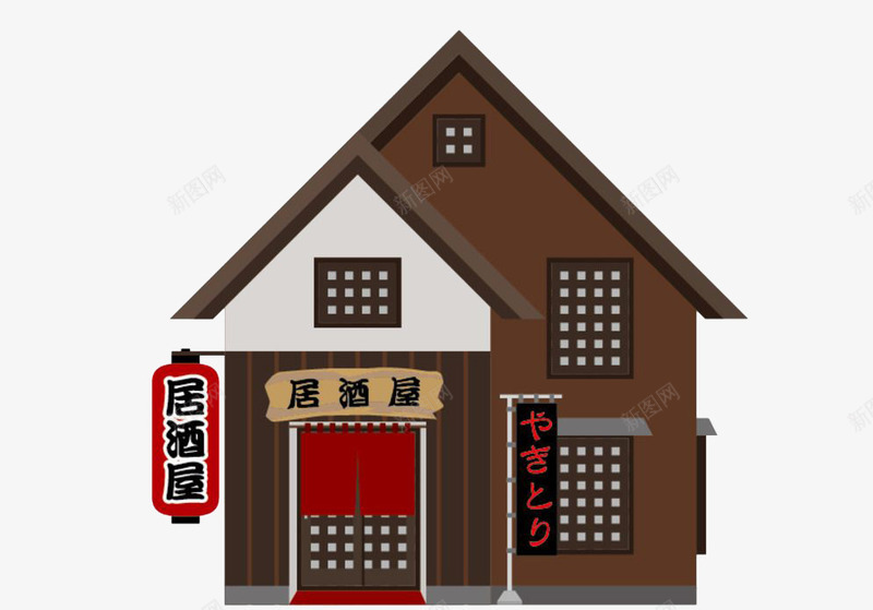 日本居酒屋手绘建筑png免抠素材_新图网 https://ixintu.com 居酒屋 建筑 手绘 日式居酒屋 日本