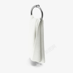 圆形毛巾架圆形的白色毛巾架子高清图片