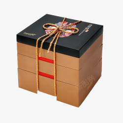包装盒绳子礼盒包装高清图片