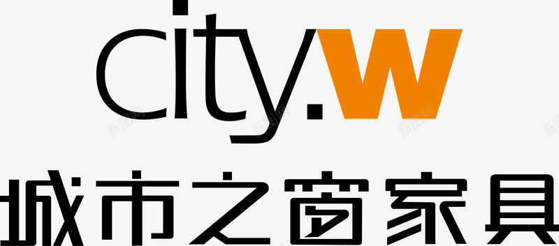 城市之窗家具logo矢量图图标图标