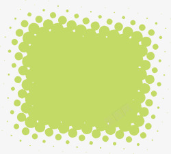 圆点墨迹绿色潮流元素矢量图高清图片