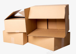 产品包装箱纸壳包装箱高清图片