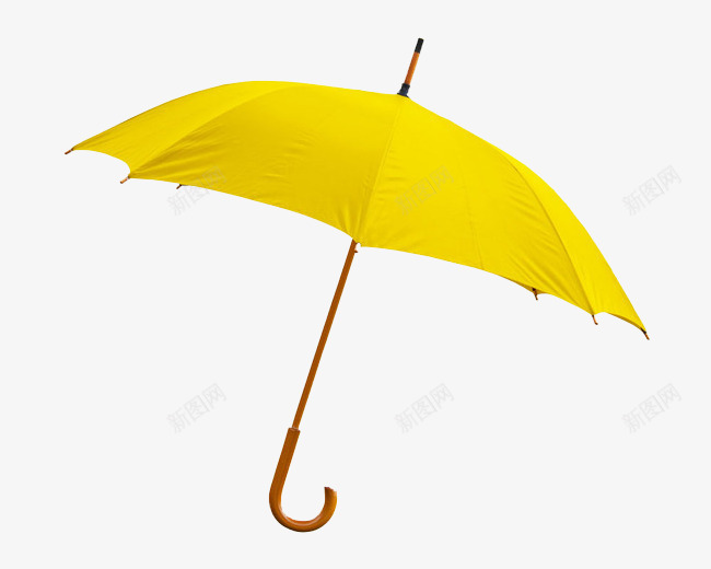 黄色时尚雨伞png免抠素材_新图网 https://ixintu.com 时尚 遮挡 雨伞 黄色