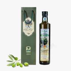 橄榄油高大上进口礼盒装素材
