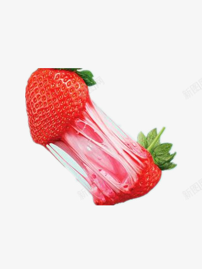 广告创意草莓口香糖png免抠素材_新图网 https://ixintu.com 创意 口香糖 时尚 红色 草莓