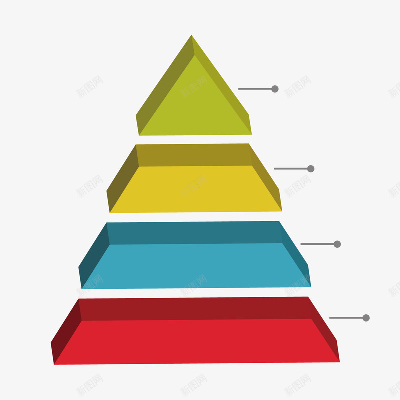 彩色三角形立体分析矢量图ai免抠素材_新图网 https://ixintu.com ppt 三角形 分析 商务 彩色 指向 数据 立体 矢量图