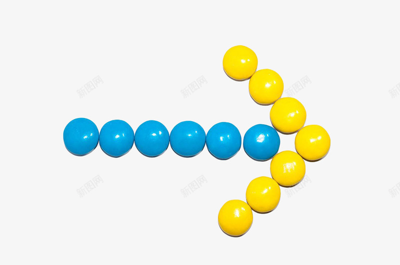 彩色圆点箭头png免抠素材_新图网 https://ixintu.com 圆点 彩色 指示箭头 指示线 箭头