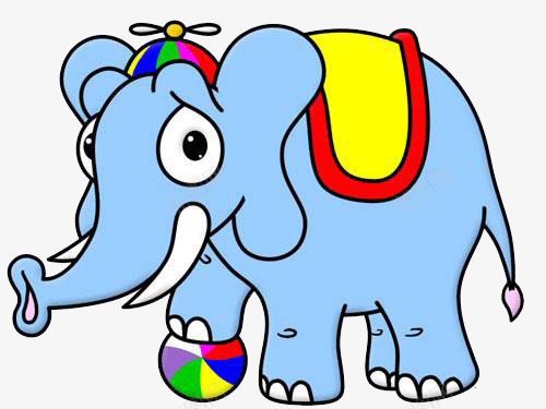 彩色玩球的卡通大象png免抠素材_新图网 https://ixintu.com 免抠图 动物 大象 效果图 球 绿色大象 装饰图 装饰画