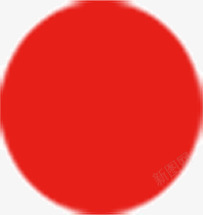 绝色水墨画红色圆点高清图片