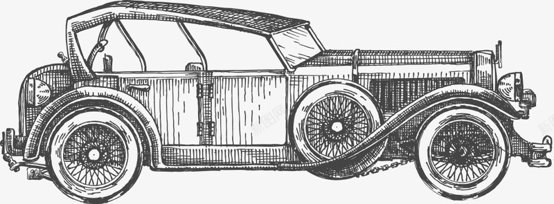 卡通老爷车png免抠素材_新图网 https://ixintu.com 卡通汽车 卡通老爷车 复古车 怀旧车 手绘汽车 汽车 老爷车