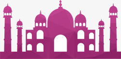 印度阿格拉景点印度大皇宫景点建筑高清图片