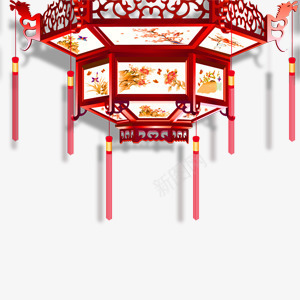 中国风吊灯png免抠素材_新图网 https://ixintu.com 中国风 中国风吊灯 中国风吊灯免抠png素材 中国风吊灯免抠素材 古风灯 喜庆灯 节日庆典