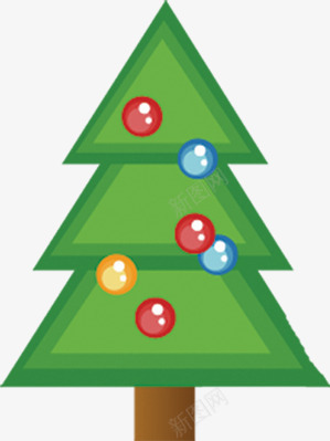 三角形创意圣诞树装饰png免抠素材_新图网 https://ixintu.com 三角形 创意 圣诞树 装饰