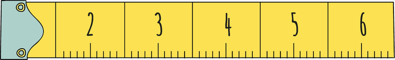 黄色手绘的刻度尺png免抠素材_新图网 https://ixintu.com 免抠图 刻度尺 效果图 数字 装饰图 装饰画 黄色