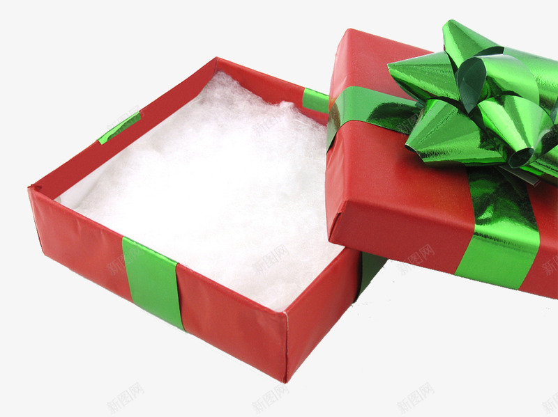 圣诞礼物盒png免抠素材_新图网 https://ixintu.com 圣诞礼物 圣诞节 开着的 生日礼物 礼物盒 礼盒 空的 空礼盒 红色礼盒 纸盒子 绿色缎带 高档包装盒