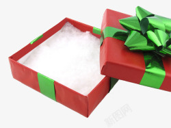 缎带包装圣诞礼物盒高清图片