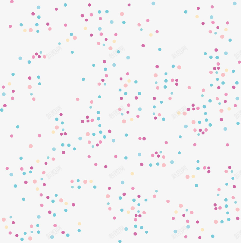 彩色圆点装饰矢量图ai免抠素材_新图网 https://ixintu.com 卡通 圆点 彩色 手绘 装饰 矢量图