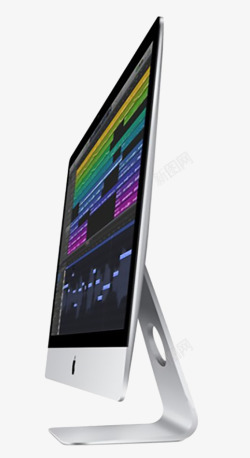 银色的显示器苹果iMac高清图片
