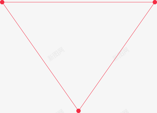 三角线png免抠素材_新图网 https://ixintu.com 三角形 三角线 红色 装饰