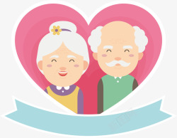 两个老人浪漫美好的爱情高清图片