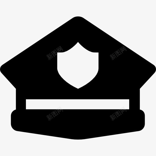 警察帽图标png_新图网 https://ixintu.com 时尚 明星 服装 警帽