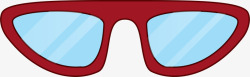 儿童眼镜超人样式儿童眼镜矢量图高清图片