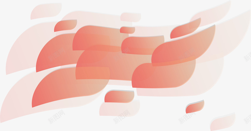 粉色图案png免抠素材_新图网 https://ixintu.com 图案 手绘 抽象 粉色 羽毛状 花瓣状 装饰