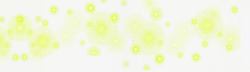 黄色横行圆点光效合成素材