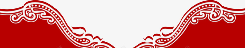 红色古典文艺中式花纹png免抠素材_新图网 https://ixintu.com 中式 古典 文艺 红色 花纹 设计