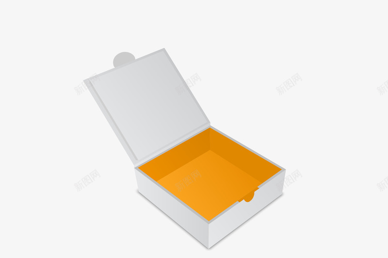 白色木质包装盒展开立体图png免抠素材_新图网 https://ixintu.com 展开立体图 木质包装盒 白色包装盒 矢量包装盒
