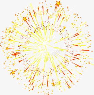 中秋国庆黄色礼花星星png免抠素材_新图网 https://ixintu.com 中秋 国庆 星星 礼花 黄色