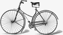 老式车复古自行车高清图片