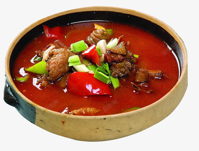 红色汤锅png免抠素材_新图网 https://ixintu.com 中式 美味 美食 餐点