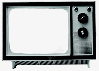 电视机png免抠素材_新图网 https://ixintu.com 复古 怀旧 电视机 老式 边框