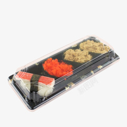 快餐用品小号寿司打包盒高清图片