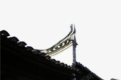 中式屋檐传统装饰建筑素材