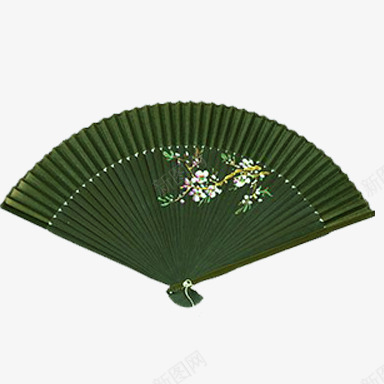 中式手绘扇子png免抠素材_新图网 https://ixintu.com 中式素材 扇子素材 手绘