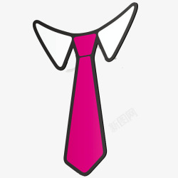 粉紫色的领带素材