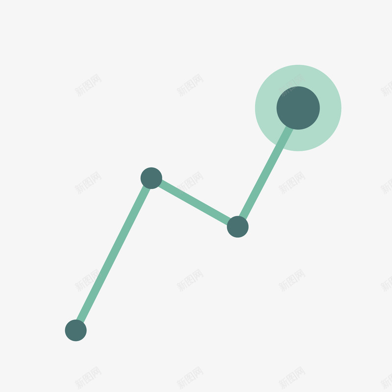灰色折线数据分析png免抠素材_新图网 https://ixintu.com 分析 圆形 圆点 扁平化 折线 数据 灰色 行情 趋势