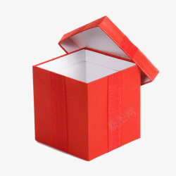 食品包裹红色纸盒高清图片