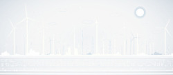 瓒呮煍绾白色线条城市建筑矢量图高清图片