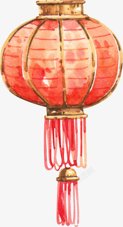 手绘中国风灯笼图素材
