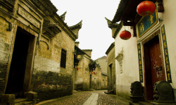 中式徽派建筑素材