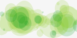 手绘绿色圆点矢量图素材