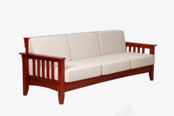 木制沙发腿中式木制双人沙发高清图片